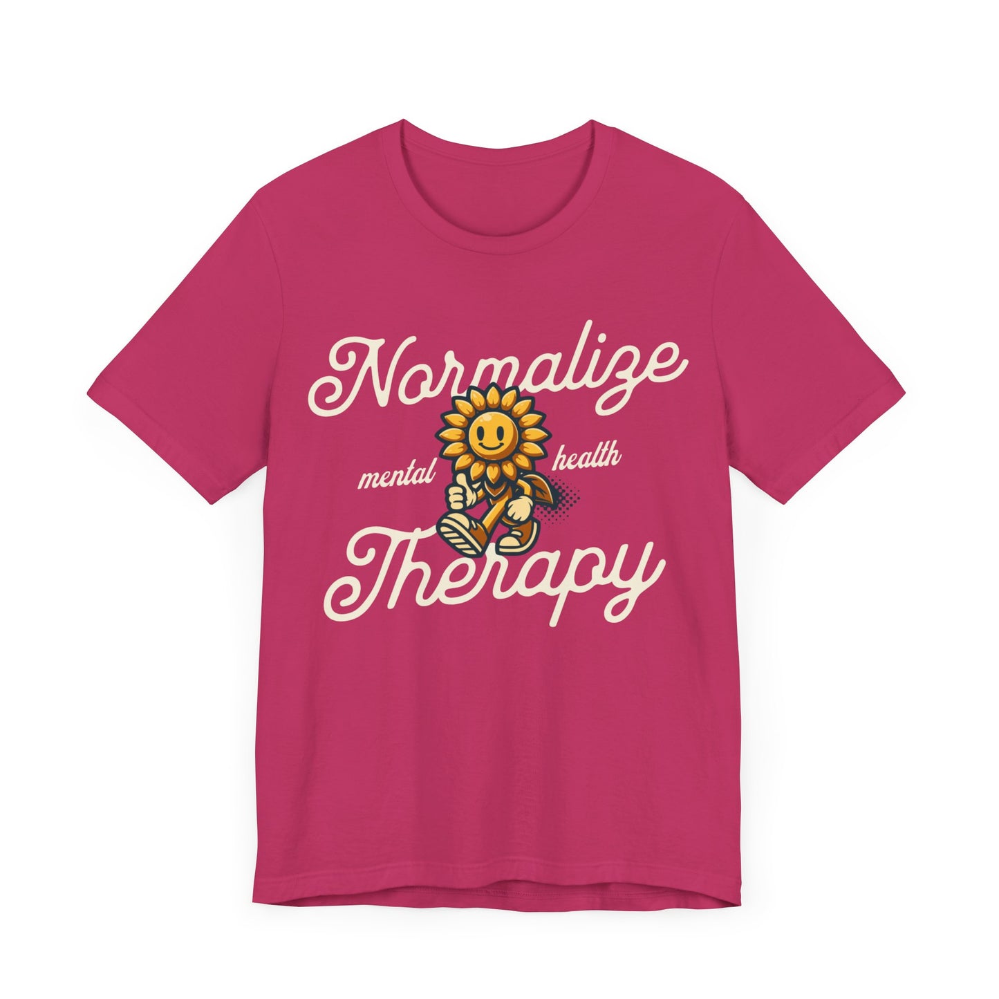 Normalize Therapy  - Mental Health T-shirt - Cool Jersey Tee