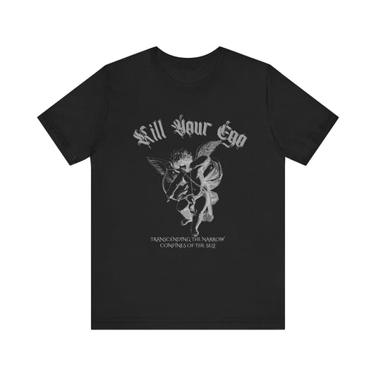 Sobriety and Recovery - Kill Your Ego Angel Tee - Unisex T-Shirt