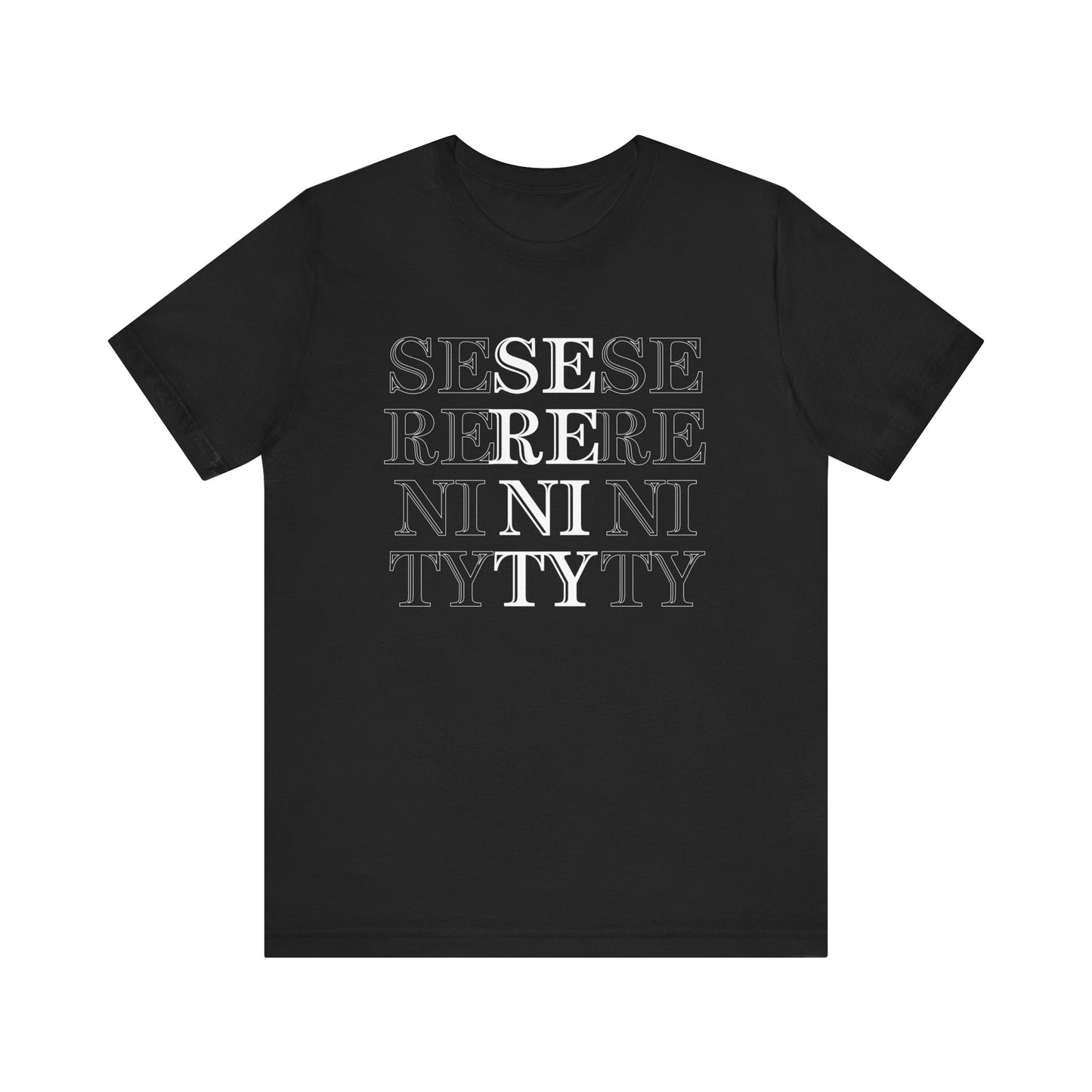 Serenity Tee - Addiction Recovery Tee - Unisex Recovery T-Shirt