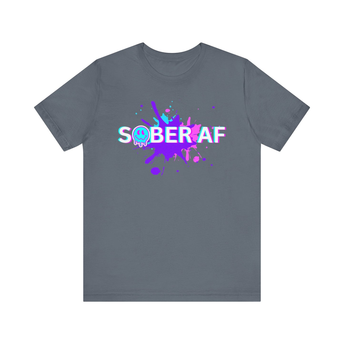 Sobriety Tee - Sober AF - Unisex Recovery T-Shirt