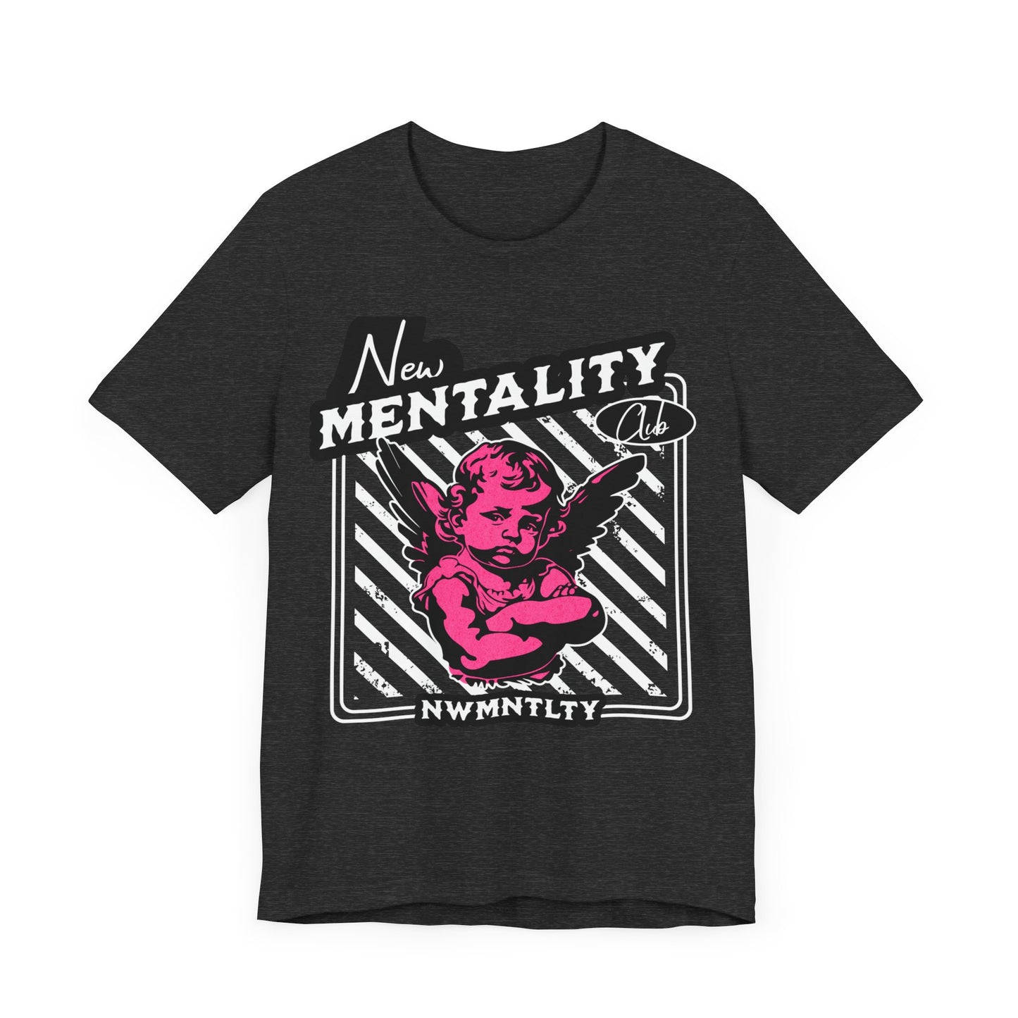 Mental Health Tee - New Mentality Club - Cherub - Unisex Mental Health and Recovery T-Shirt