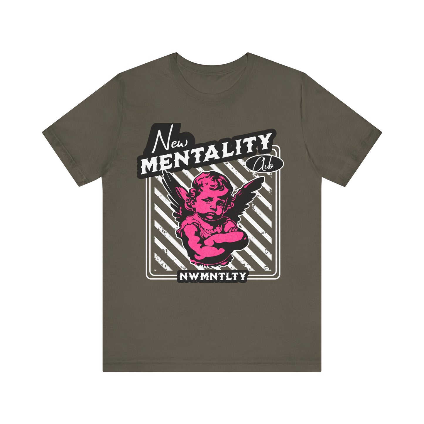 Mental Health Tee - New Mentality Club - Cherub - Unisex Mental Health and Recovery T-Shirt