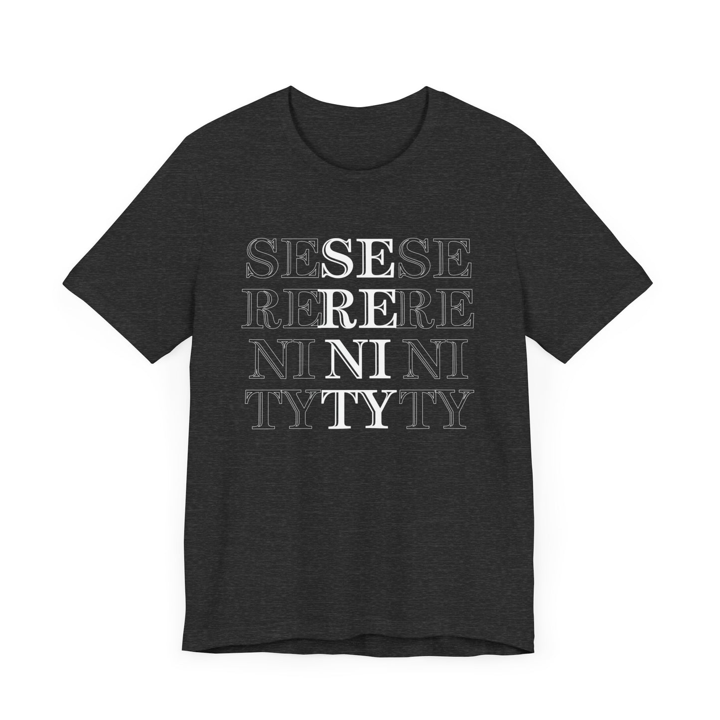 Serenity Tee - Addiction Recovery Tee - Unisex Recovery T-Shirt