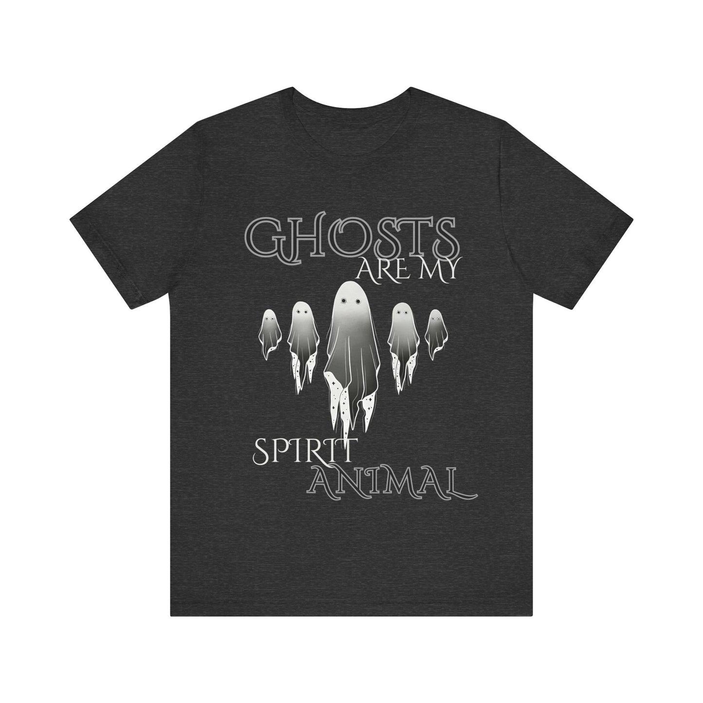 Ghost Lifestyle Tee - Ghosts Are My Spirit Animal - Unisex/ Mens Ghost T-Shirt