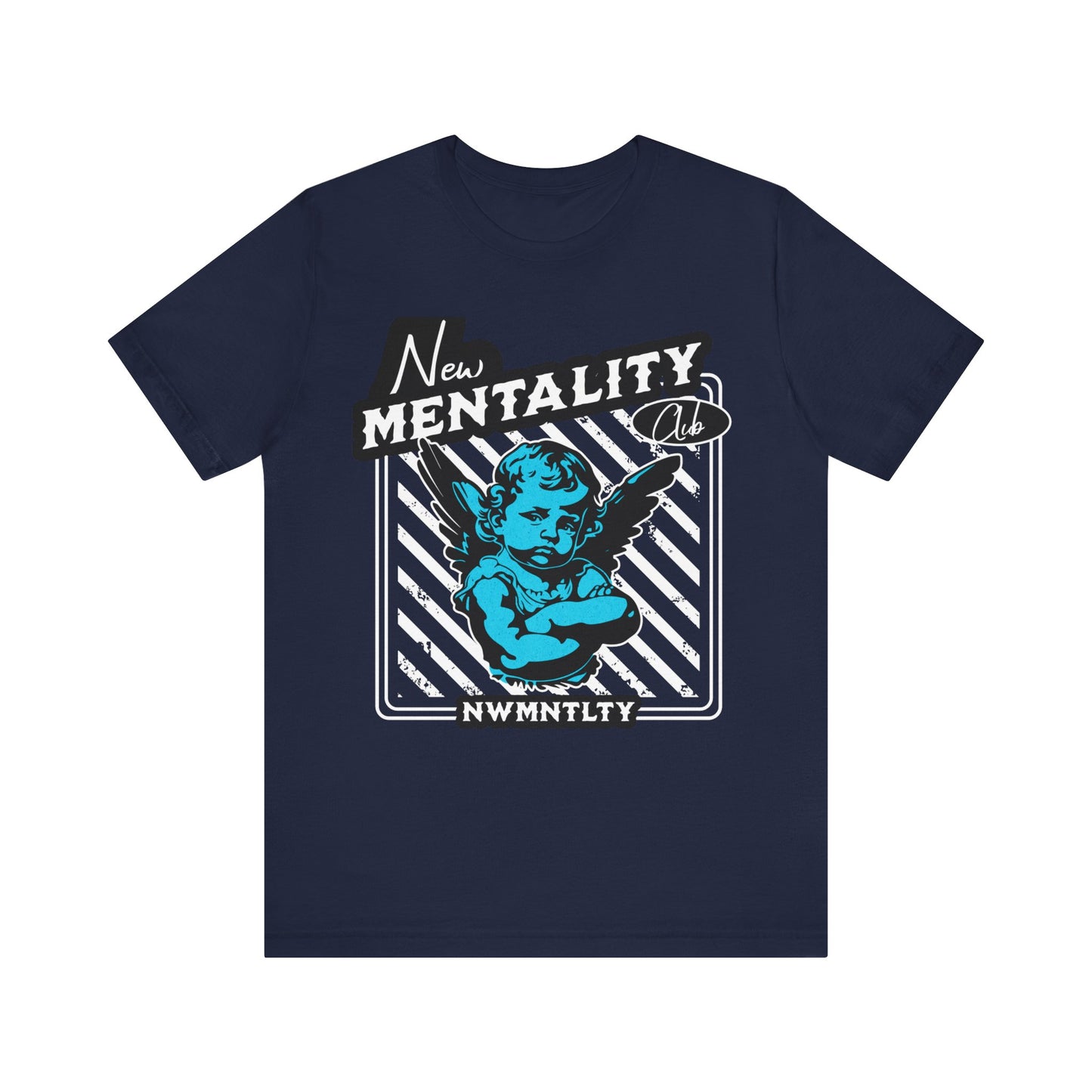 Mental Health Tee - New Mentality Club - Cherub - Unisex Mental Health and Recovery T-Shirt