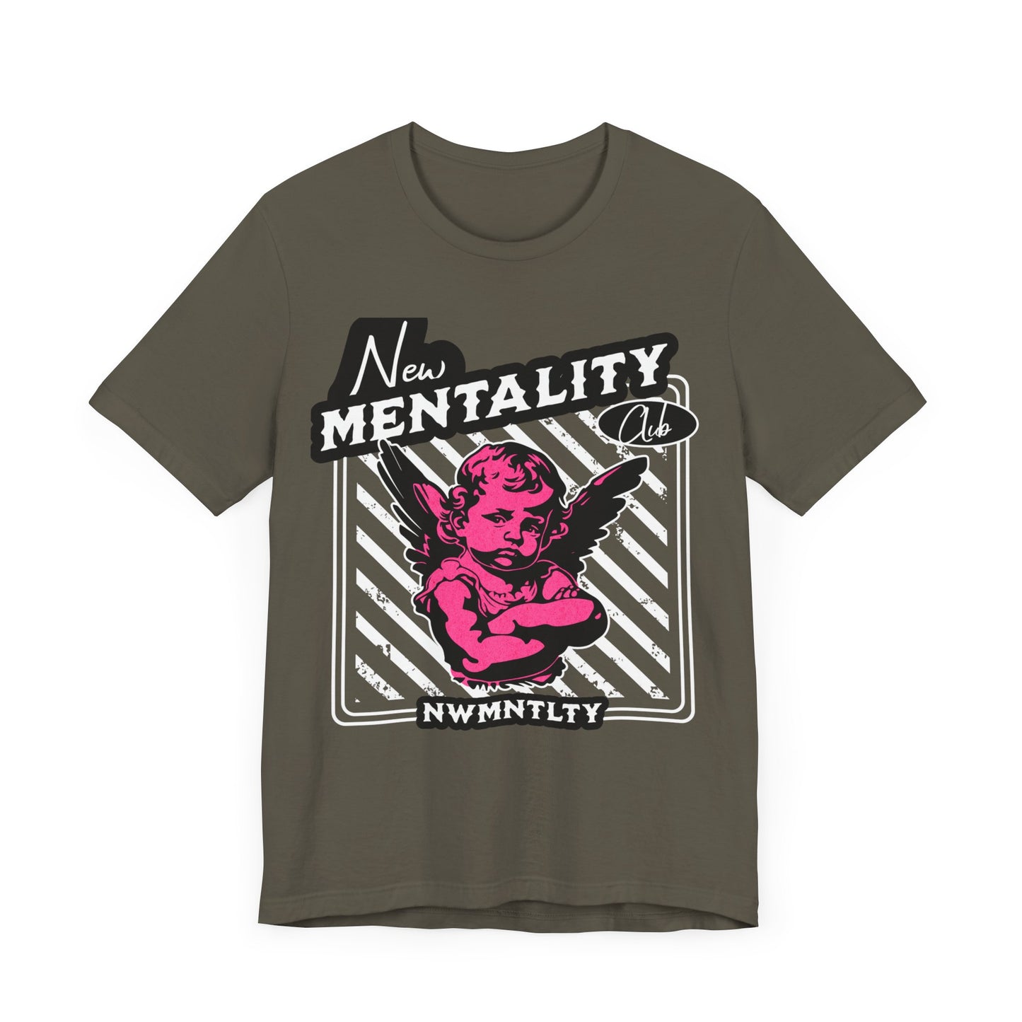 Mental Health Tee - New Mentality Club - Cherub - Unisex Mental Health and Recovery T-Shirt