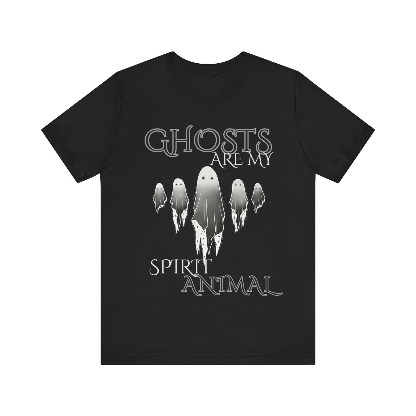 Ghost Lifestyle Tee - Ghosts Are My Spirit Animal - Unisex/ Mens Ghost T-Shirt