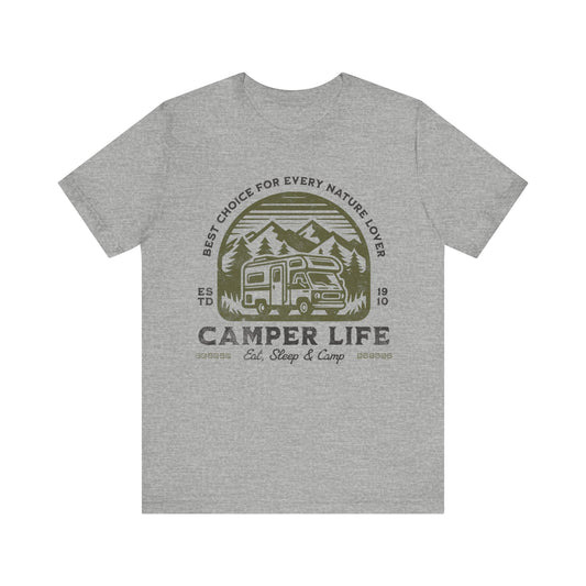 Adventure Camper Tee - Camper Life - Unisex American Camper T-Shirt