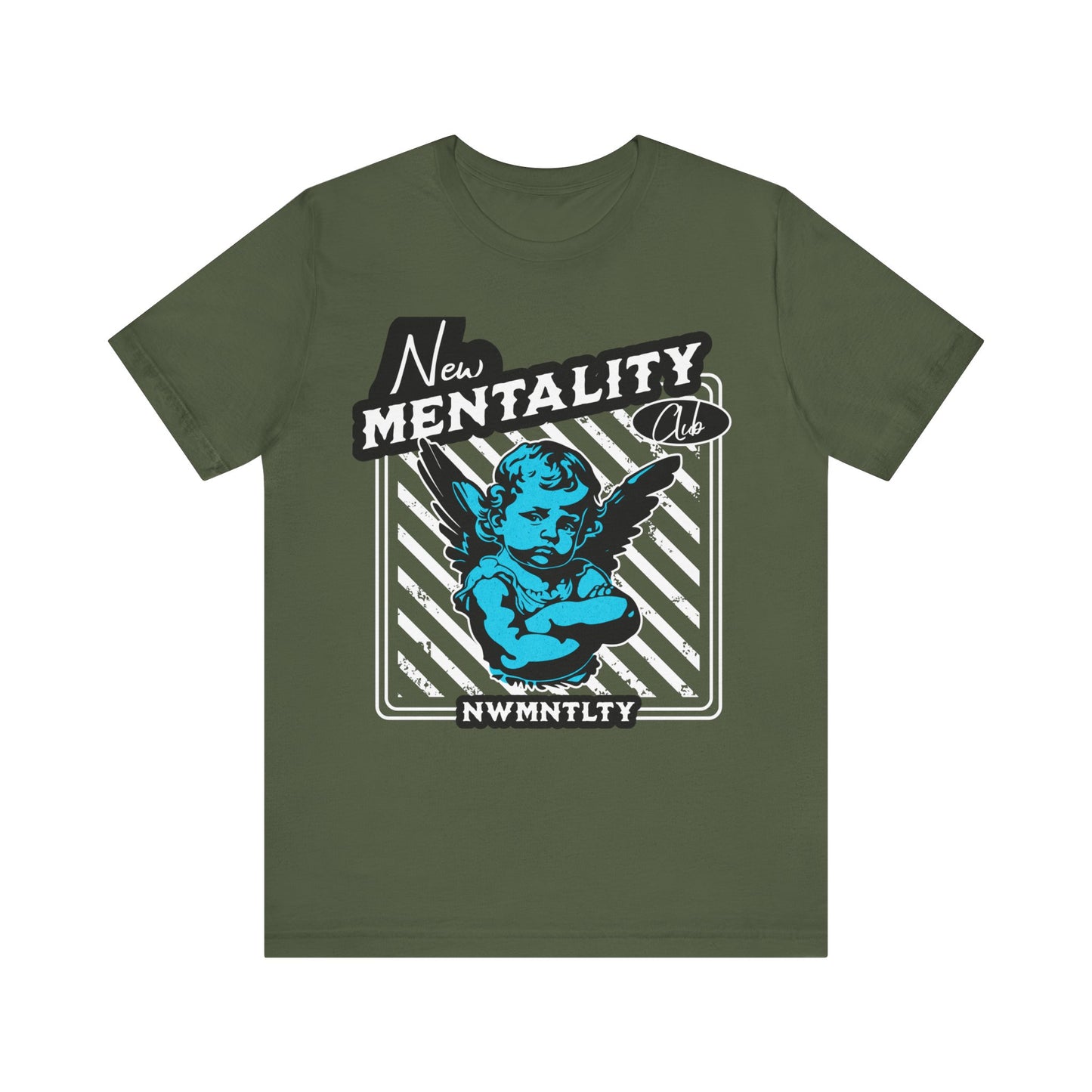 Mental Health Tee - New Mentality Club - Cherub - Unisex Mental Health and Recovery T-Shirt