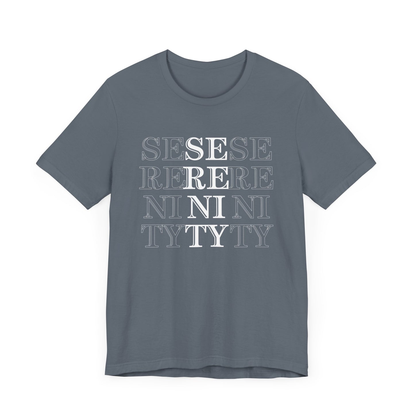 Serenity Tee - Addiction Recovery Tee - Unisex Recovery T-Shirt