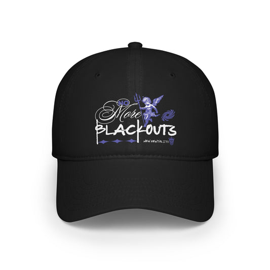 Sobriety Hat - No More Blackouts - Low Profile Baseball Cap