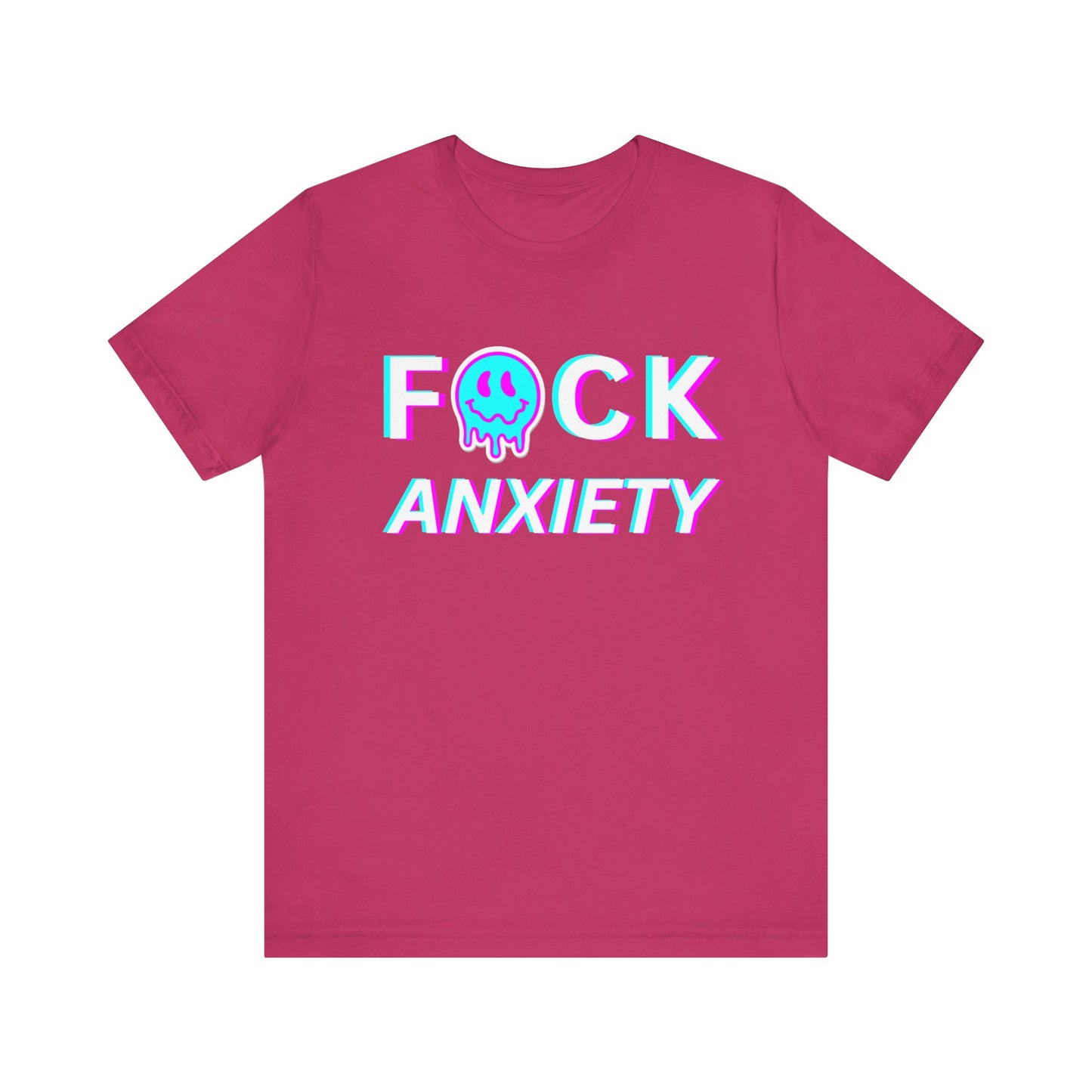 Fuck Anxiety - Mental Health T-shirt - Cool Jersey Tee