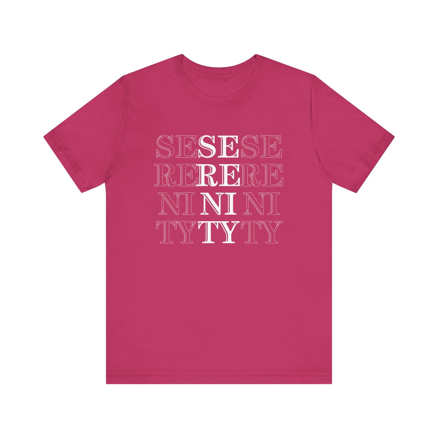 Serenity Tee - Addiction Recovery Tee - Unisex Recovery T-Shirt