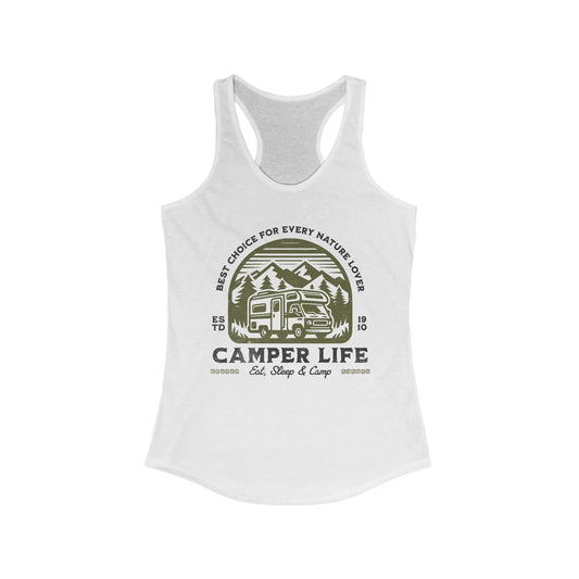 Adventure Camper Tank - Camper Life - Womens American Camper Racerback Tank