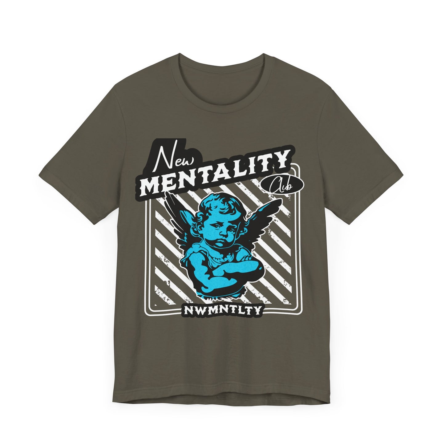 Mental Health Tee - New Mentality Club - Cherub - Unisex Mental Health and Recovery T-Shirt