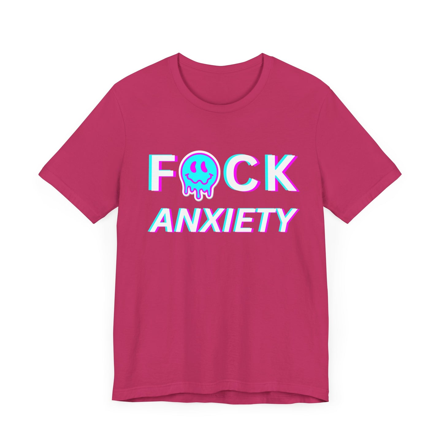 Fuck Anxiety - Mental Health T-shirt - Cool Jersey Tee