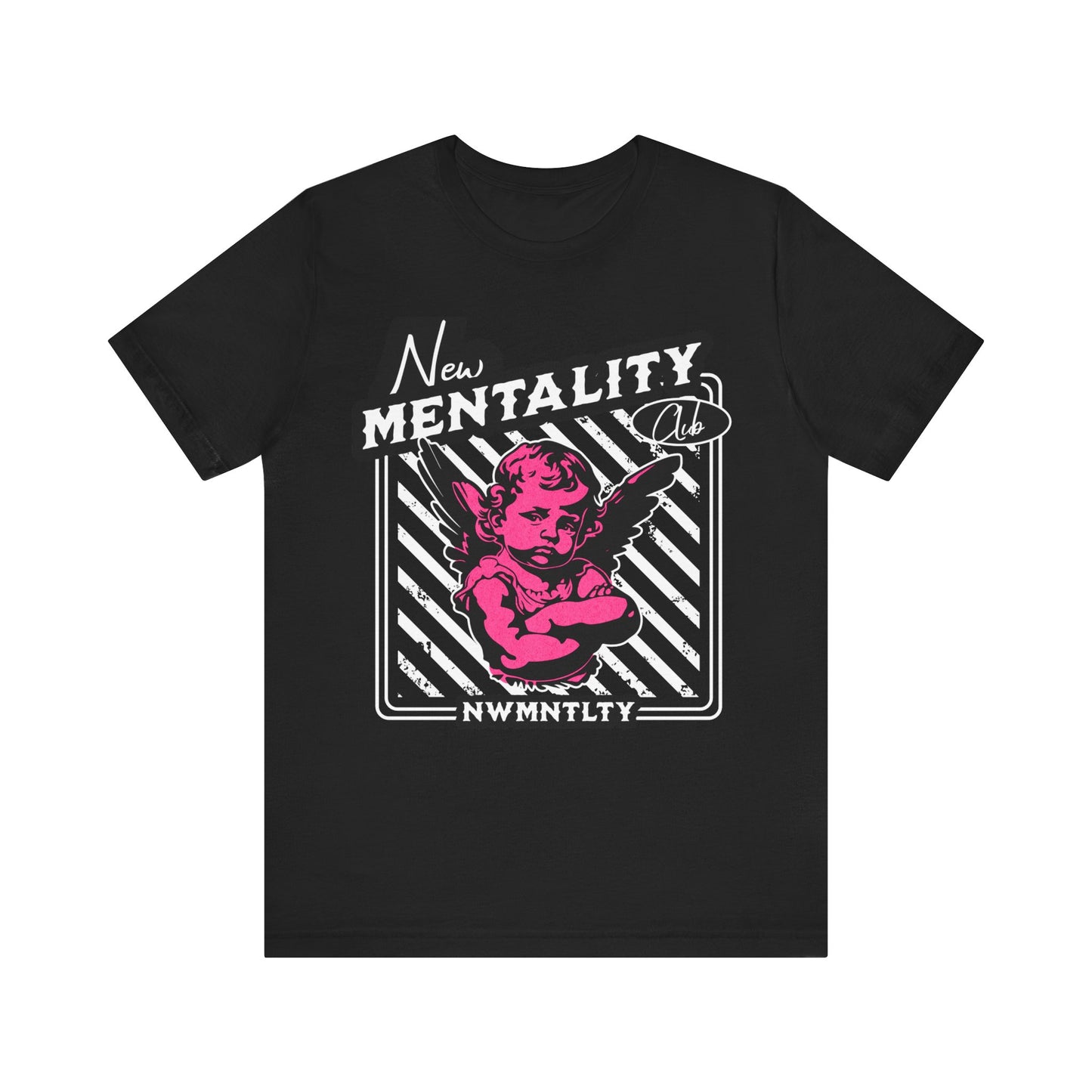 Mental Health Tee - New Mentality Club - Cherub - Unisex Mental Health and Recovery T-Shirt