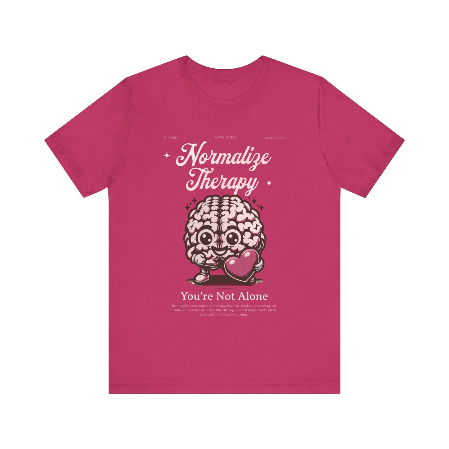 Normalize Therapy  - Mental Health T-shirt - Cool Jersey Tee