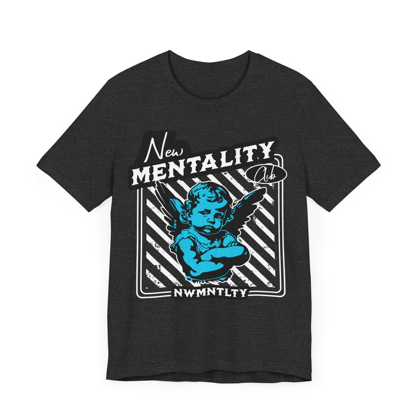 Mental Health Tee - New Mentality Club - Cherub - Unisex Mental Health and Recovery T-Shirt