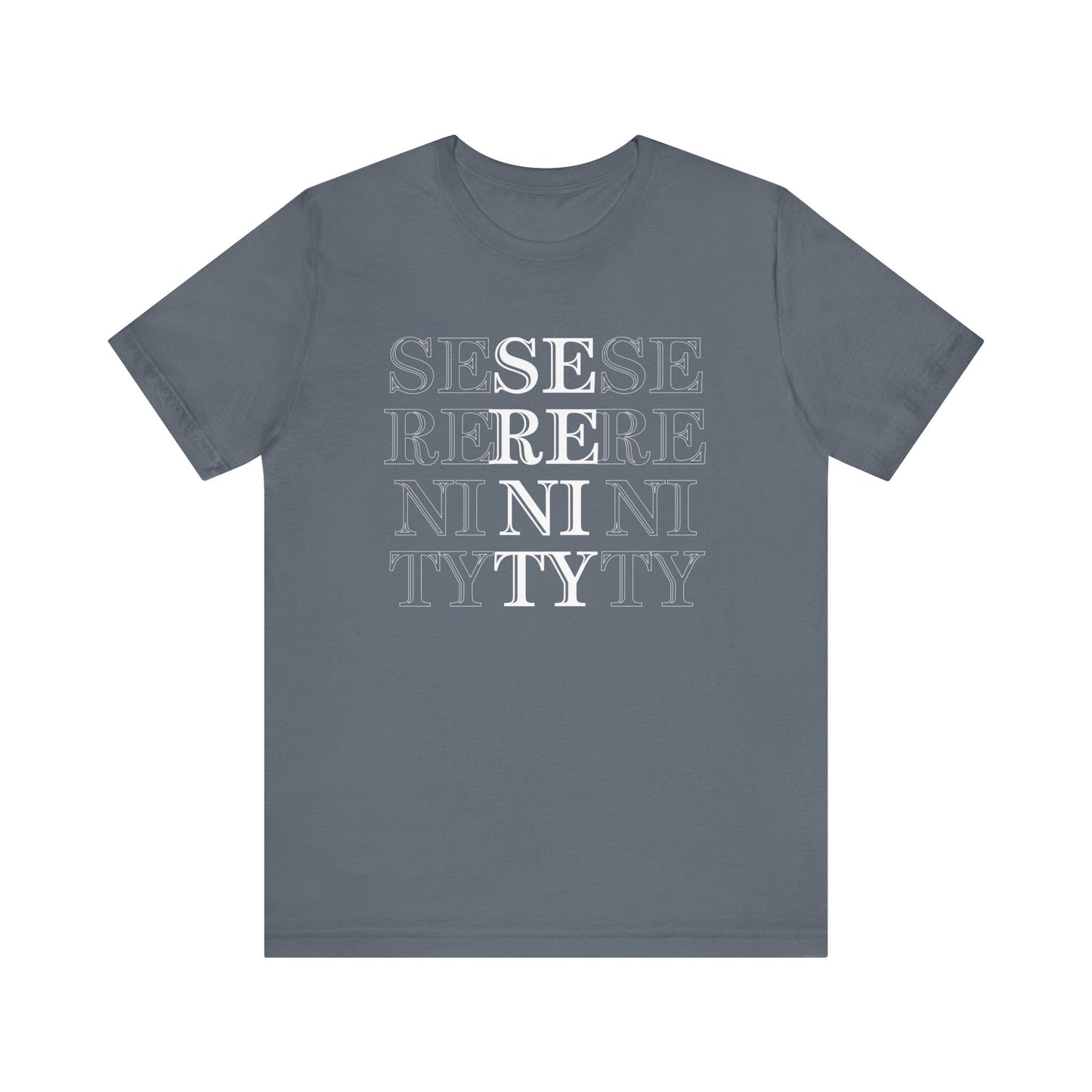 Serenity Tee - Addiction Recovery Tee - Unisex Recovery T-Shirt