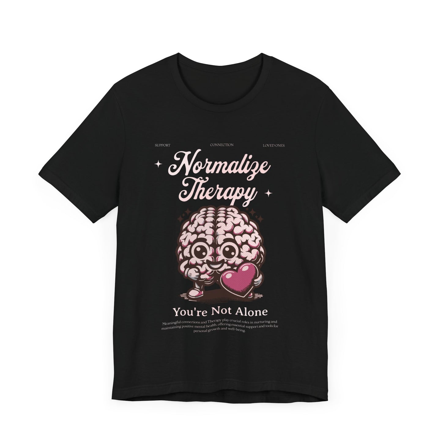 Normalize Therapy  - Mental Health T-shirt - Cool Jersey Tee