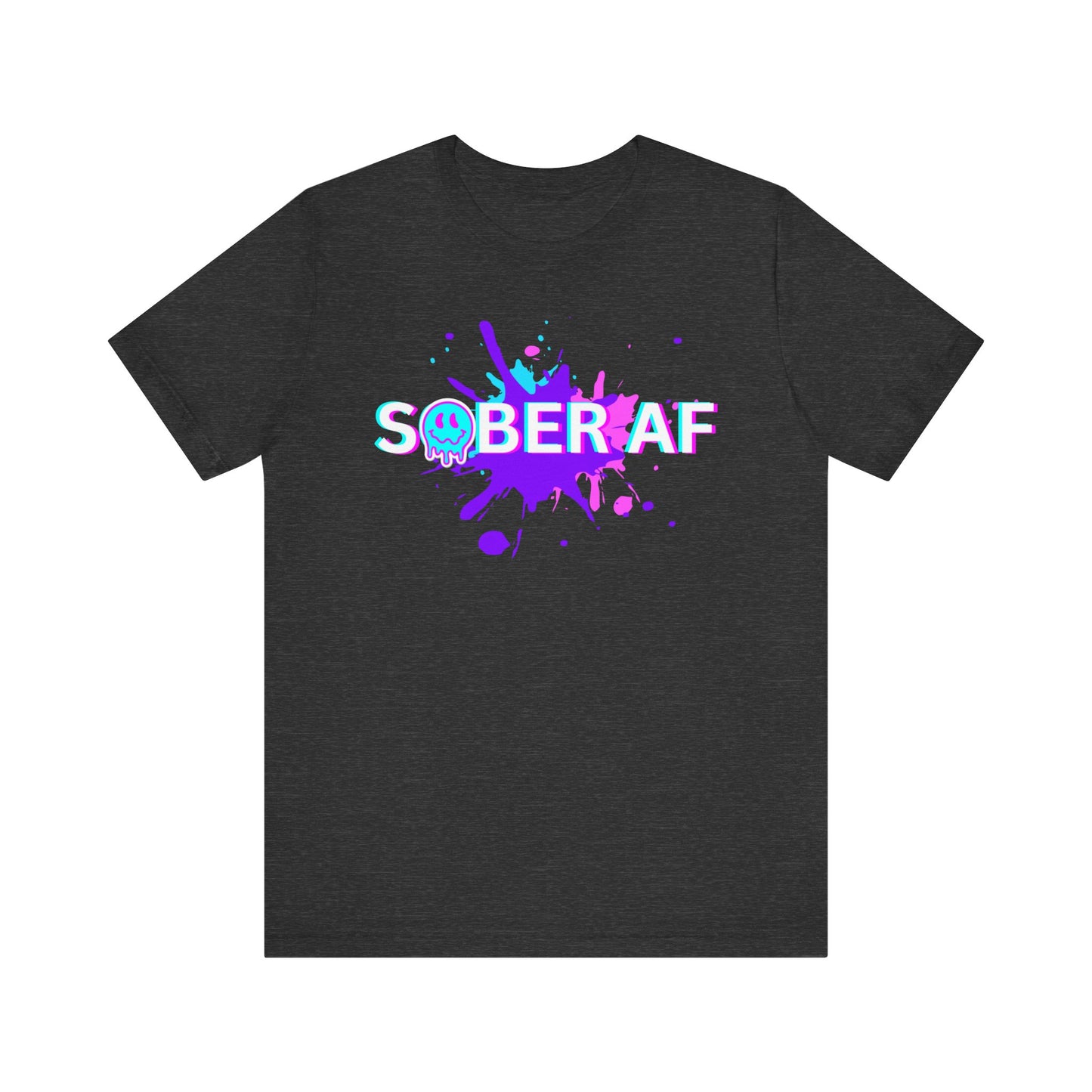 Sobriety Tee - Sober AF - Unisex Recovery T-Shirt