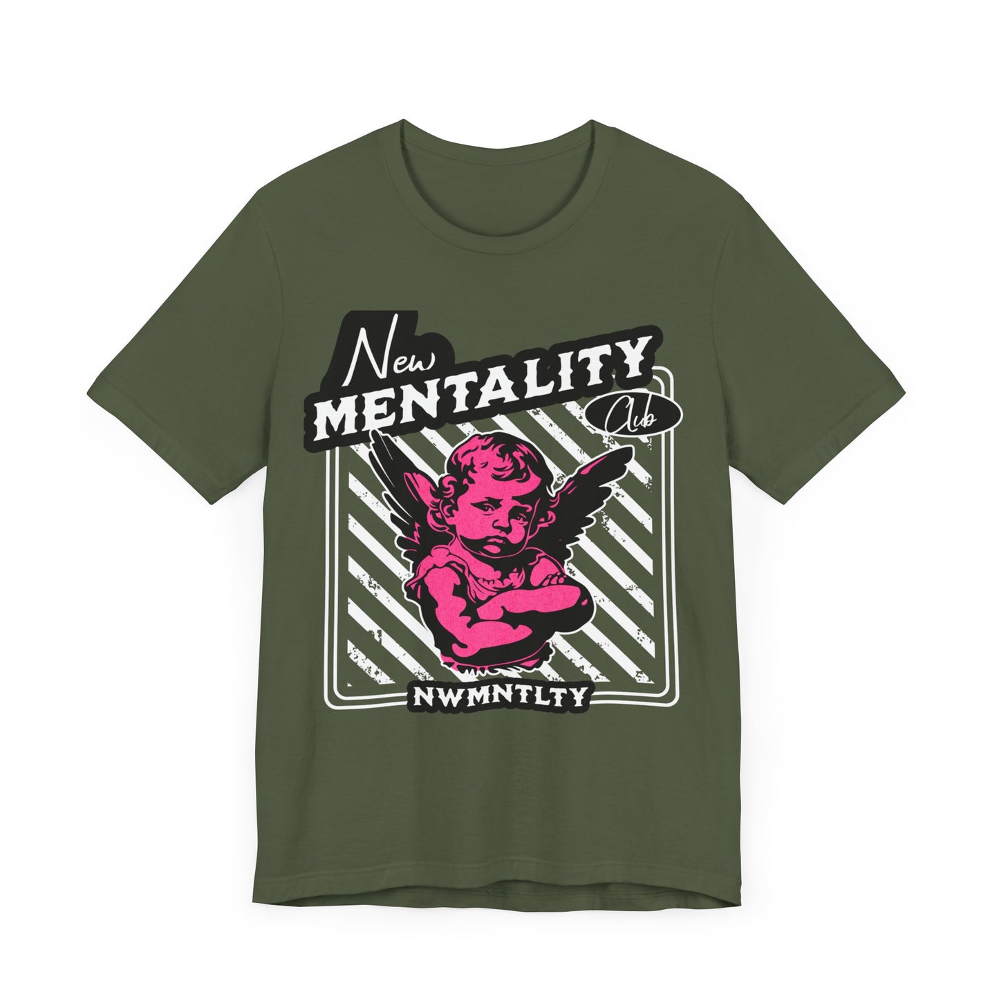 Mental Health Tee - New Mentality Club - Cherub - Unisex Mental Health and Recovery T-Shirt