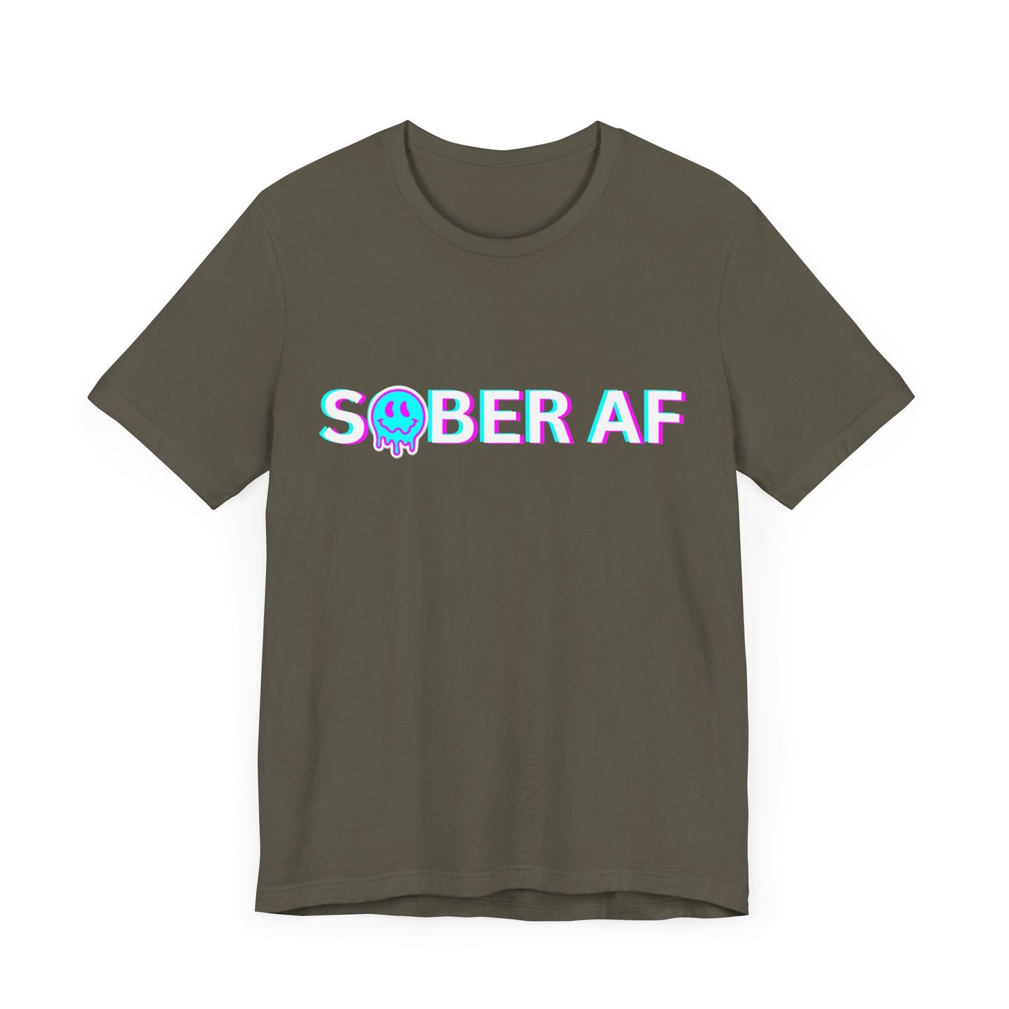 Sobriety Tee - Sober AF - Unisex Recovery T-Shirt