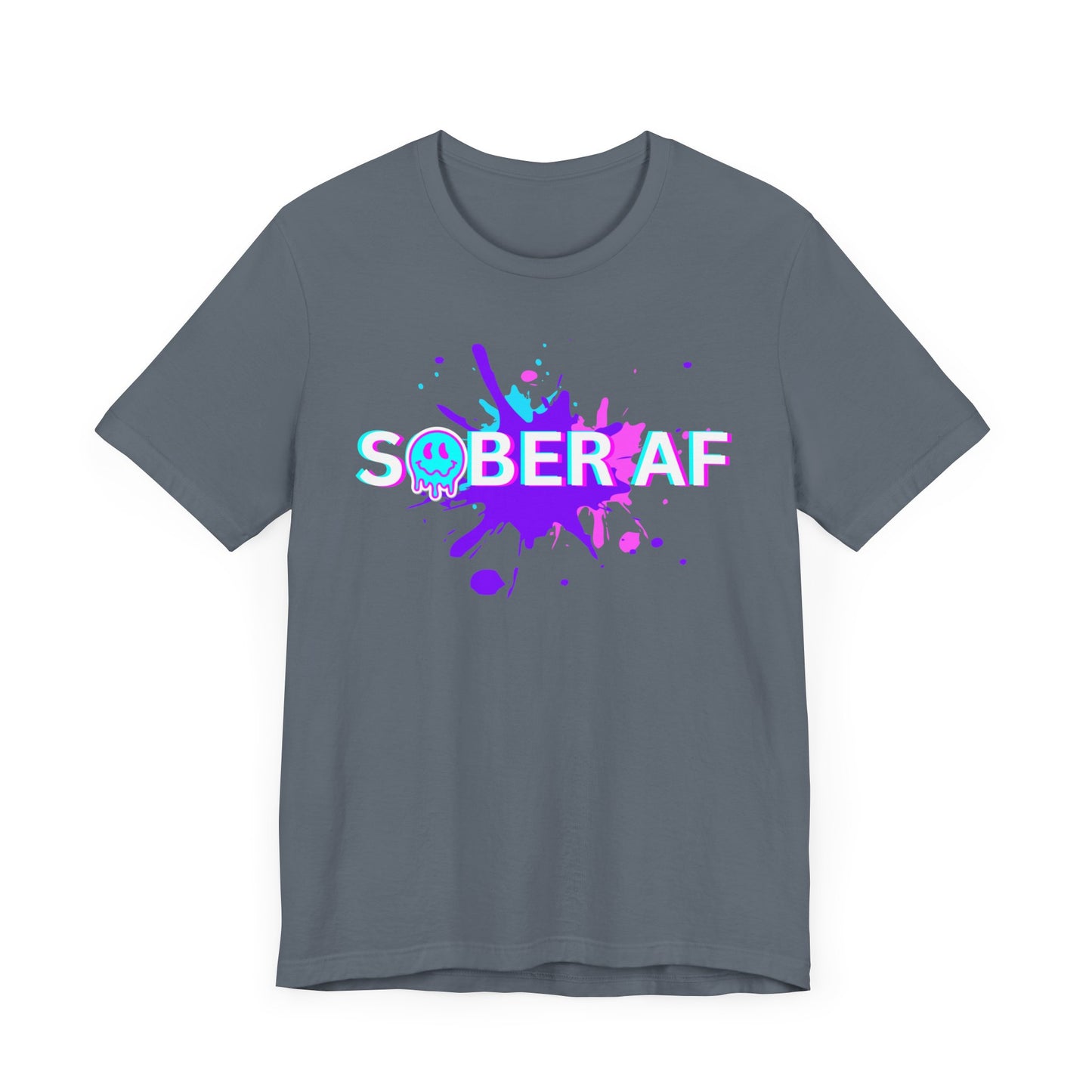 Sobriety Tee - Sober AF - Unisex Recovery T-Shirt