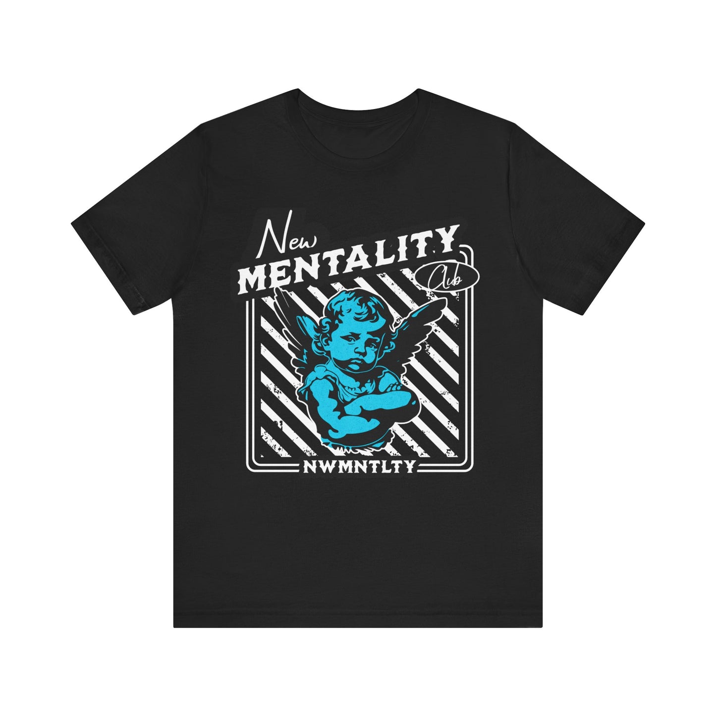 Mental Health Tee - New Mentality Club - Cherub - Unisex Mental Health and Recovery T-Shirt