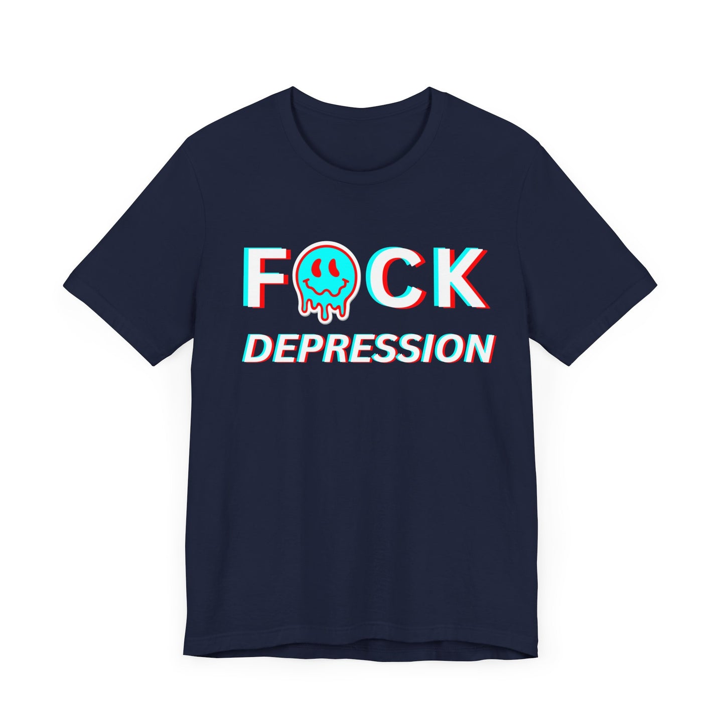 Mental Health Tee - Fuck Depression - Unisex Mental Health T-shirt