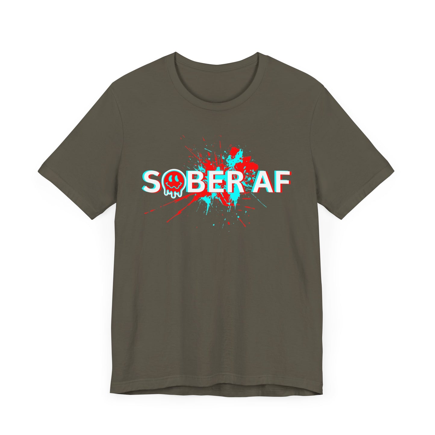 Sobriety Tee - Sober AF - Unisex Recovery T-Shirt