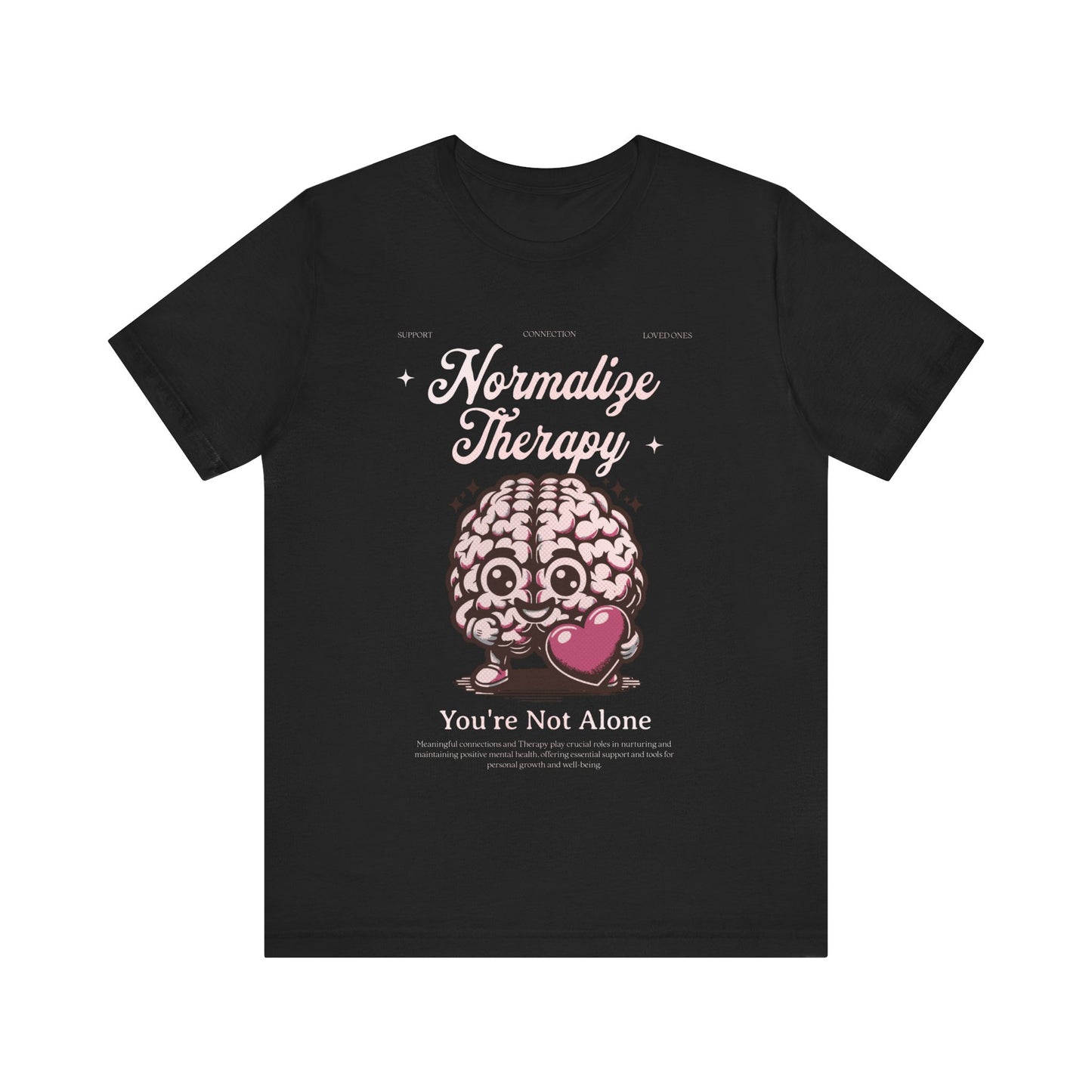 Normalize Therapy  - Mental Health T-shirt - Cool Jersey Tee