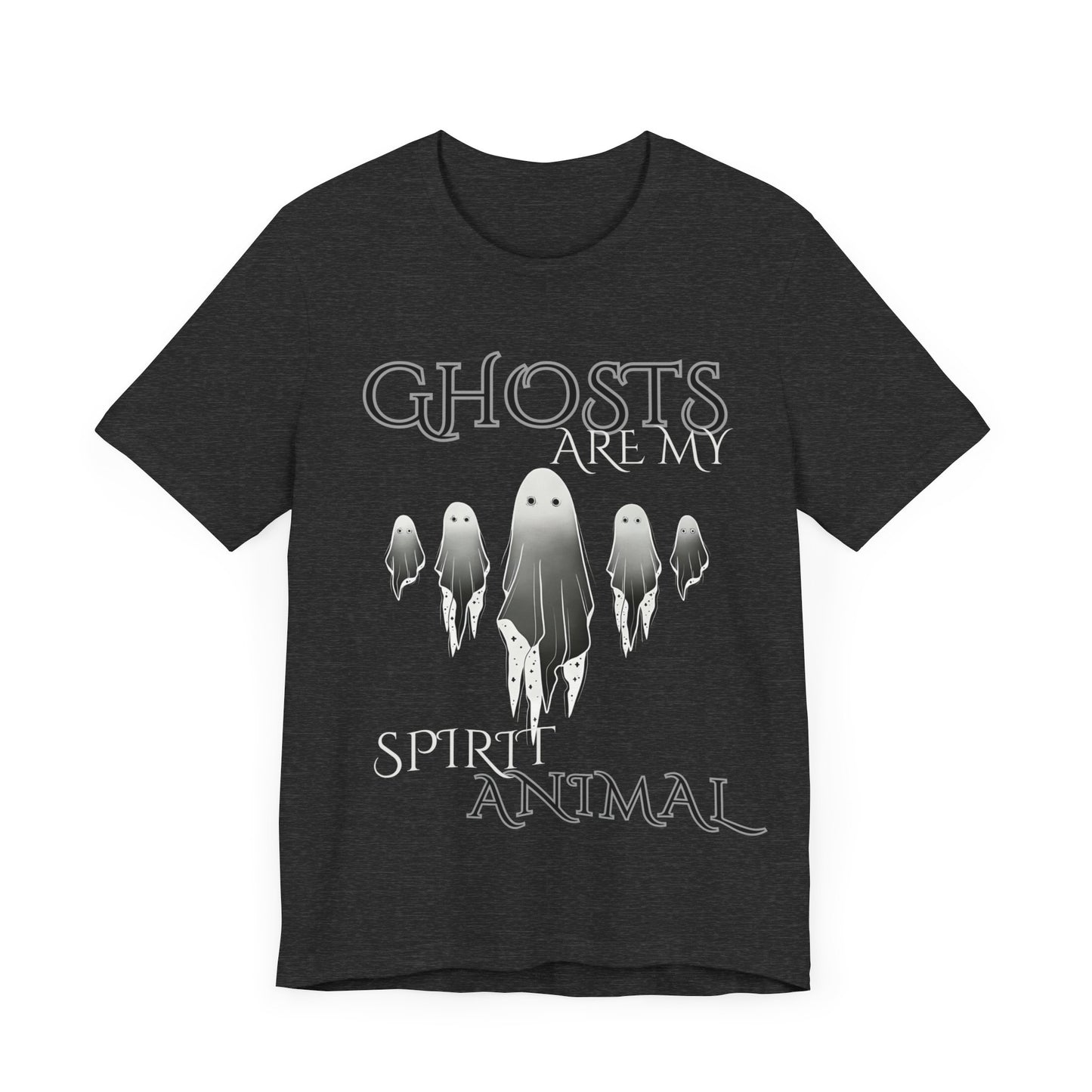 Ghost Lifestyle Tee - Ghosts Are My Spirit Animal - Unisex/ Mens Ghost T-Shirt