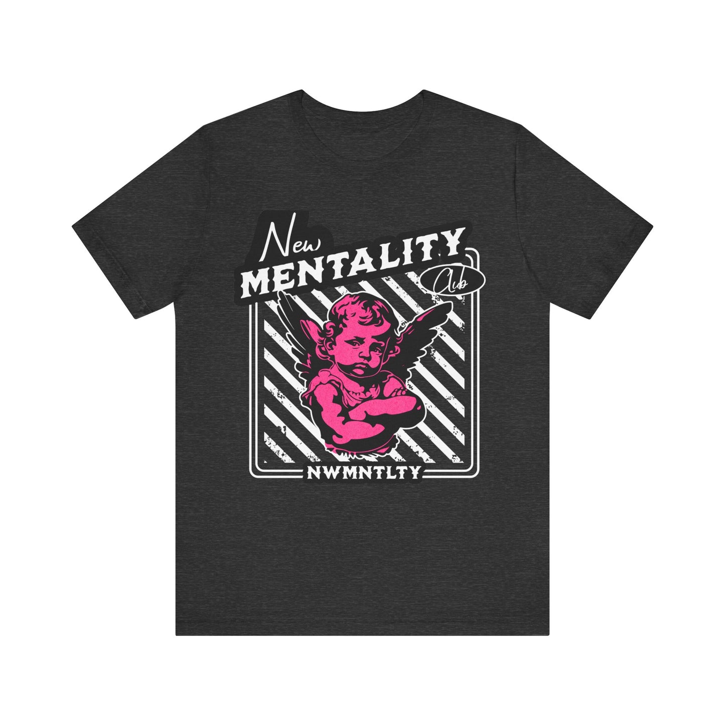 Mental Health Tee - New Mentality Club - Cherub - Unisex Mental Health and Recovery T-Shirt