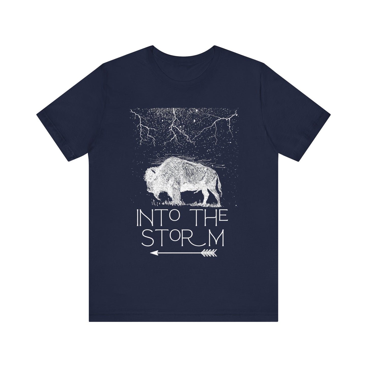 Mental Health - Buffalo Into The Storm T-shirt - Cool Jersey Tee